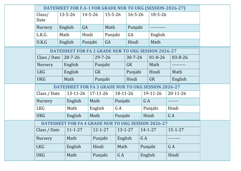 CALENDAR 2026-27