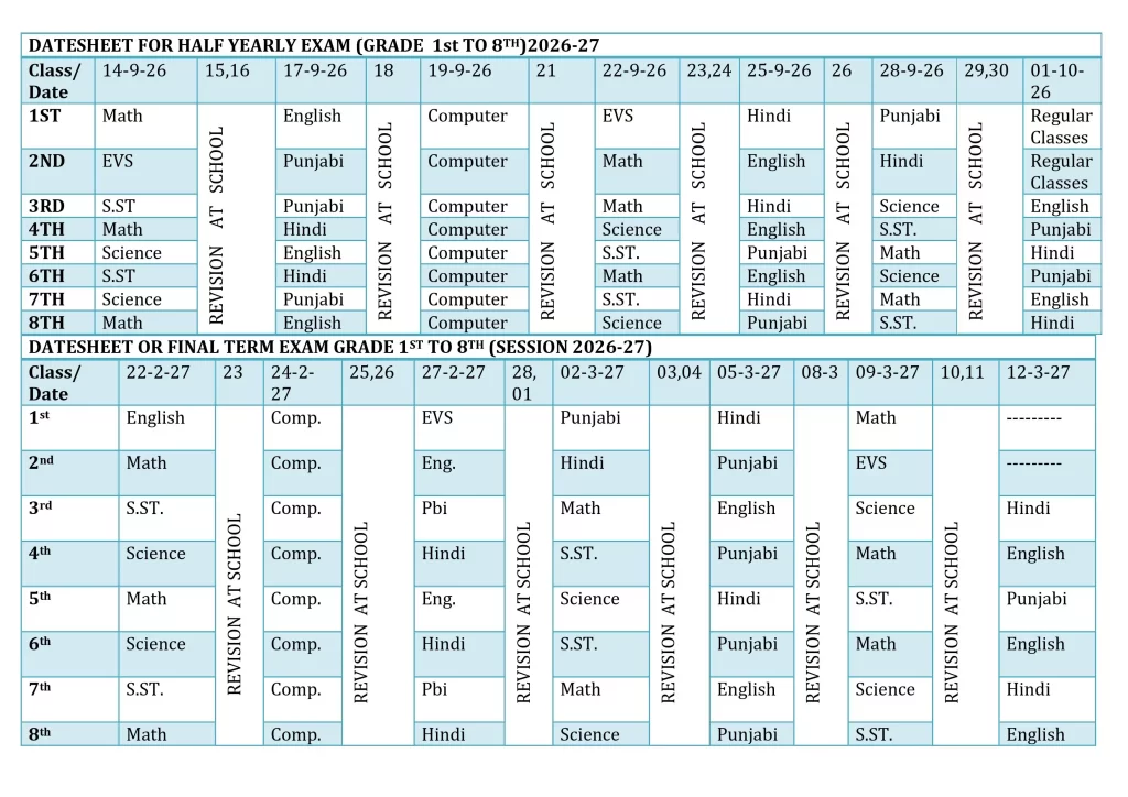 CALENDAR 2026-27
